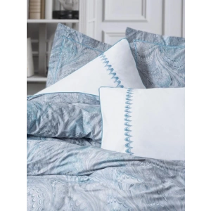 Çift Kişilik Elit Saten Nev Takımı Stilla Mavi