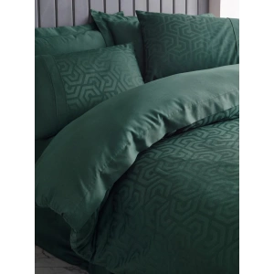 Çift Kişilik Jakarlı Saten Nev Takımı Hexa Yeşil