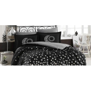 Çift Kişilik Poplin Nev Stars Siyah