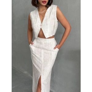 Çilek takım etek yelek