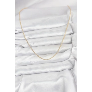 CM 14K Gold Renk Burgu Model 60 cm Kadın Kolye