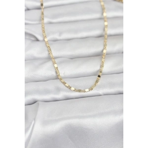 CM 14K Gold Renk Ezme Zincir 60 cm Kadın Kolye