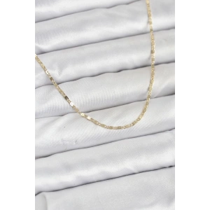 CM 14K Gold Renk Ezme Zincir Model 60 cm Kadın Kolye