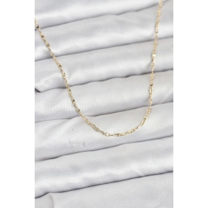 CM 14K Gold Renk Gemici Zincir Model 60 cm Kadın Kolye