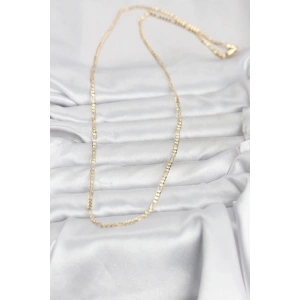 CM 14K Gold Renk İnce Kuşgözü Zincir Model 60 cm Kadın Kolye