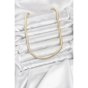 CM Yassı Yılan Zincir Model 60 cm Kadın Kolye