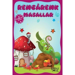 Çocuklar için Hayal ve Odak Geliştirici Rengarenk Masallar Frambuaz Kitap