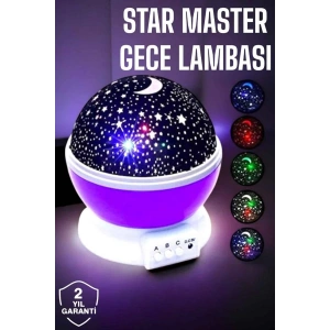 Çocuklara Özel Yıldızlı Gece Lambası