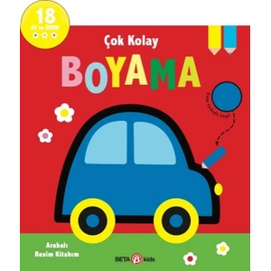 Çok Kolay Boyama Arabalı Resim Kitabım