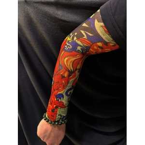 Çorap Dövme Giyilebilir Kol Bacak Dövmesi Likralı 2 Adet Model 4