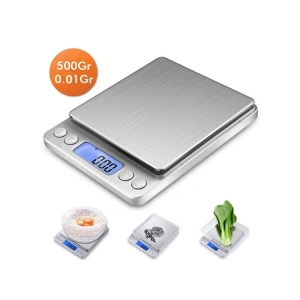 Crown Dijital Göstergeli Kare Mutfak Terazi (3 Kg/0.1) (  )
