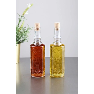 Dekor Yağdanlık  Sirkelik Şişe 2Li Set (74)