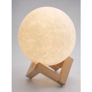 Dekoratif 3D Ay Işığı Masa Lambası Hediyelik Atmosfer Aydınlatması