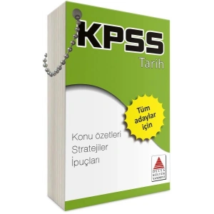 Delta Kültür KPSS Tarih Strateji Kartları