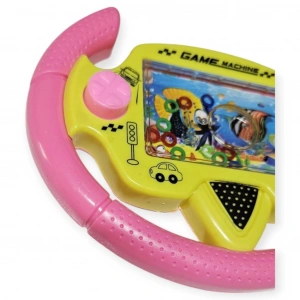 Direksiyonlu Su Oyunu - H Geçirmeli - Fidget Oyuncak - Pembe - 1 ADET