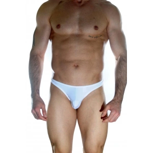 Don Moris Erkek Arkası Metalli Beyaz Tanga