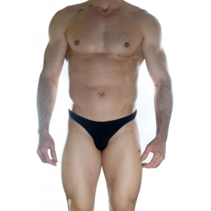 Don Moris Erkek Arkası Metalli Siyah String