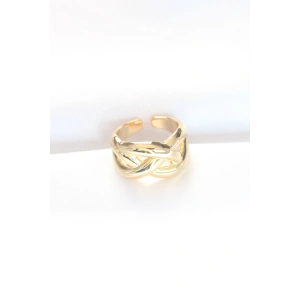 Düğüm Model Gold Renk Ayarlanabilir Yüzük