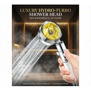 Duş Başlığı Turbo Pervaneli Serinletici Tasarım