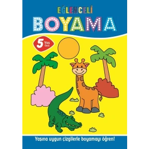 Eğlenceli Boyama - 5 Yaş Üstü 4’lü Pastel Boya Hediyeli