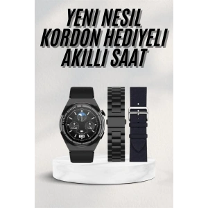 En Çok Tercih Edilen Akıllı Saat Amoled Ekran Nabız Sensörü GPS Uyumlu Adımsayar