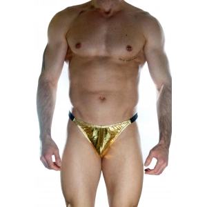 Erkek Arkası Büzgülü Gold Brazillian Slip