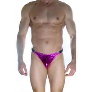 Erkek Arkası Fuşya Büzgülü Brazillian Slip