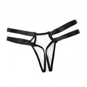 Erkek Beyaz Lastikli Tanga İç Giyim