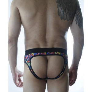 Erkek Fantezi Renkli Jkstrap İç Giyim