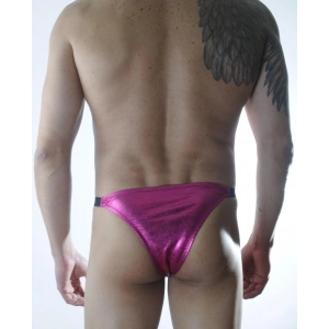 Erkek Fuşya Lame Brazillian Slip İç Giyim
