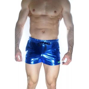 Erkek Mavi Lame Short