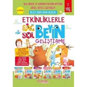 Etkinliklerle Sağ Beyin Sol Beyin Geliştirme (7 yaş) 6’lı Set