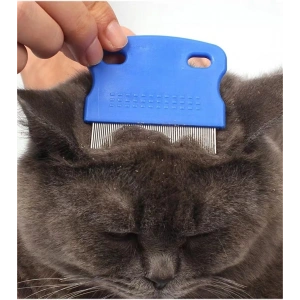 Evcil Hayvan Bakım Tarağı – Kedi Köpek Tşan İnce Dişli Bit Pire Tarağı