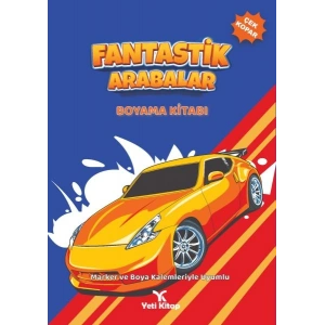 Fantastik Arabalar Boyama Kitabı