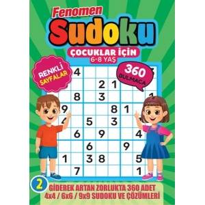 Fenomen Çocuklar İçin Sudoku 6-8 Yaş -2