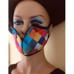 Fermuarlı 2 Katlı Maske