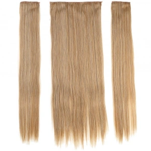 Fiber Sen Düz Yarım Ay + 2 Yan Çıt Çıt / Karamel Platin Röfleli