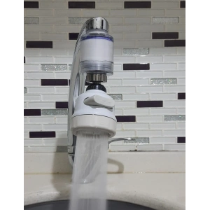 Filtreli Kireç Önleyici 360 Derece Dönen Hareketli Musluk Başlığı - 3 Fonksiyonlu -