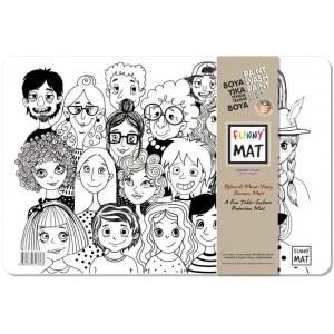 Funny Mat İnsanlar / People 25 x 35 cm