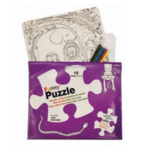 Funny Mat Puzzle - Sevimli Dostlar 30x40cm