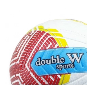 Futbol Topu Dikişli Kabartma Yüzey 420 gr No:5 - FB-680-KIRMIZI - 1 ADET