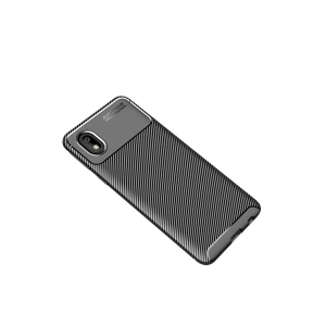 Galaxy A01 Core Kılıf Auto Fus Karbon Kapak - Siyah
