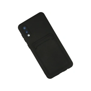 Galaxy A02 Kılıf Kelvin Kartvizitli  - Siyah