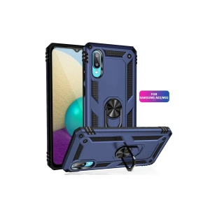 Galaxy A02 Kılıf Sofya Yüzüklü  Kapak - Lacivert