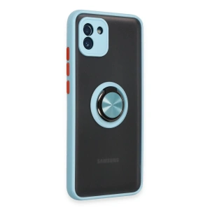 Galaxy A03 Kılıf Montreal Yüzüklü  Kapak - Buz Mi