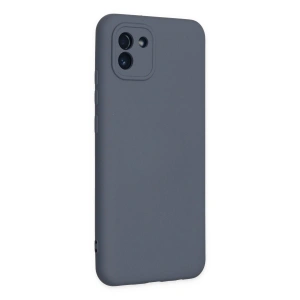 Galaxy A03 Kılıf Nano İçi Kadife  - Gri