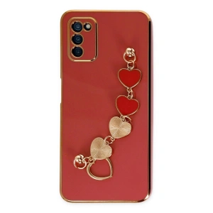 Galaxy A03s Kılıf Esila  - Kırmızı