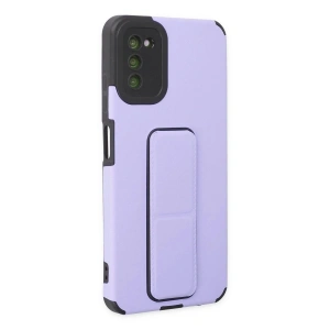 Galaxy A03s Kılıf Mega Standlı  - Lila