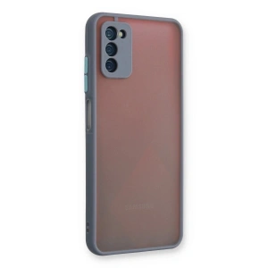 Galaxy A03s Kılıf Montreal  Kapak - Gri