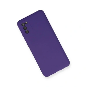 Galaxy A03s Kılıf Nano İçi Kadife  - Mor